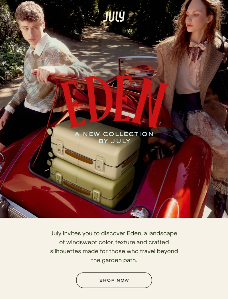 Eden. A new collection by July.