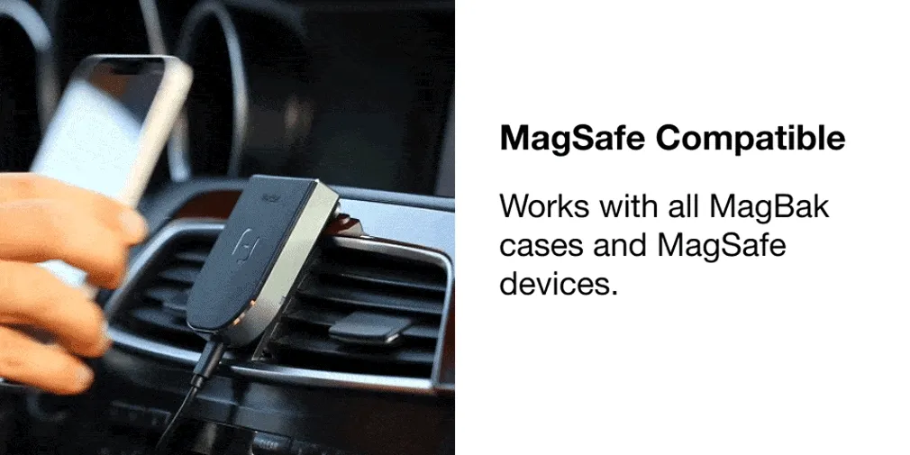 MagSafe Compatible - Works with all MagBak cases and MagBak devices