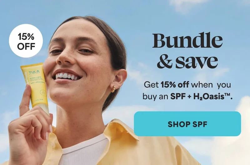 BUNDLE & SAVE. Get 15% off when you buy an SPF + H,Oasis™, -- SHOP SPF