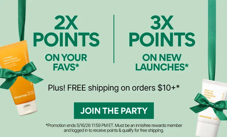3X POINTS ON NEW LAUNCHES + 2X POINTS ON FAVS