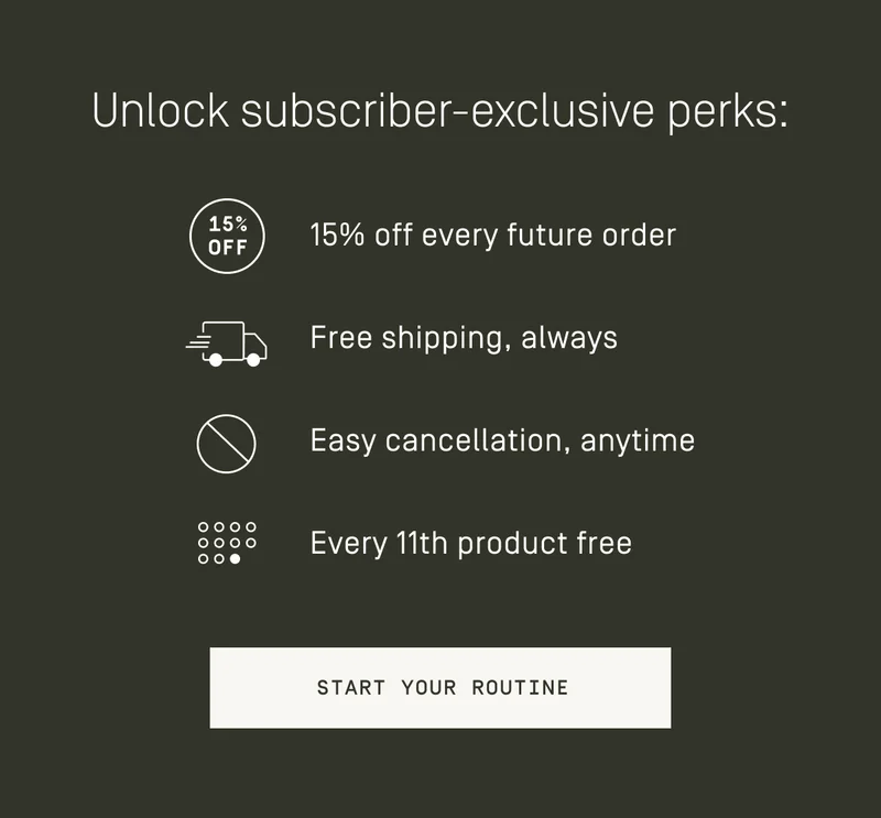Unlock subscriber-exclusive perks