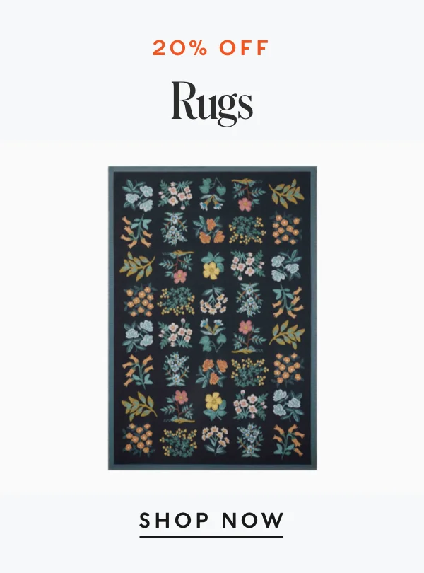 20% Off Rugs