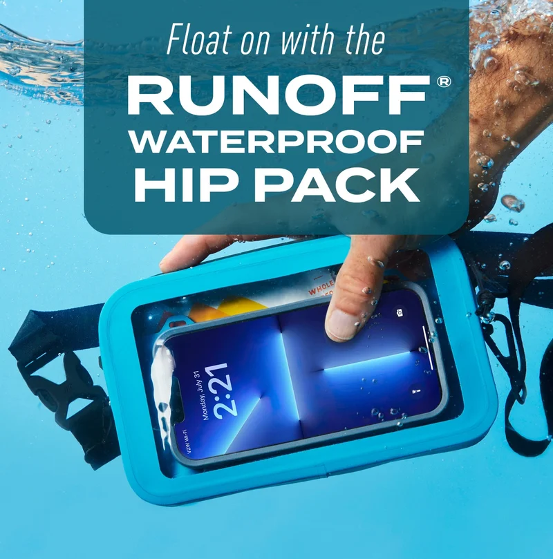 Float on with the RunOff® Waterproof Hip Pack