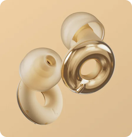 A pair of gold Loop Switch