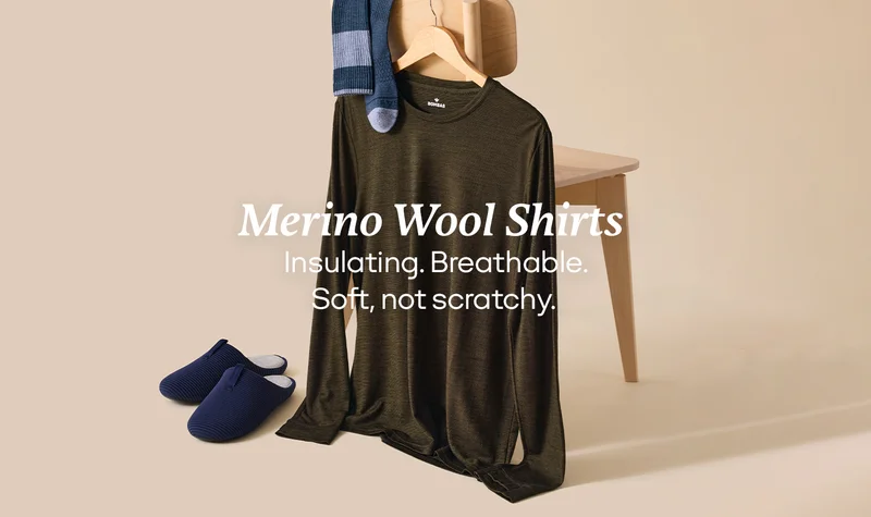 Merino Wool Shirts | Insulating. Breathable. Soft, not scratchy.