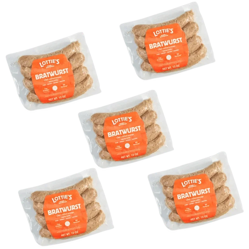 Image of Lottie's Bratwurst Sausage (5-Packs)