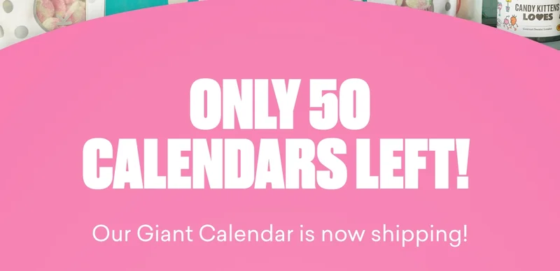 Only 50 Calendars left