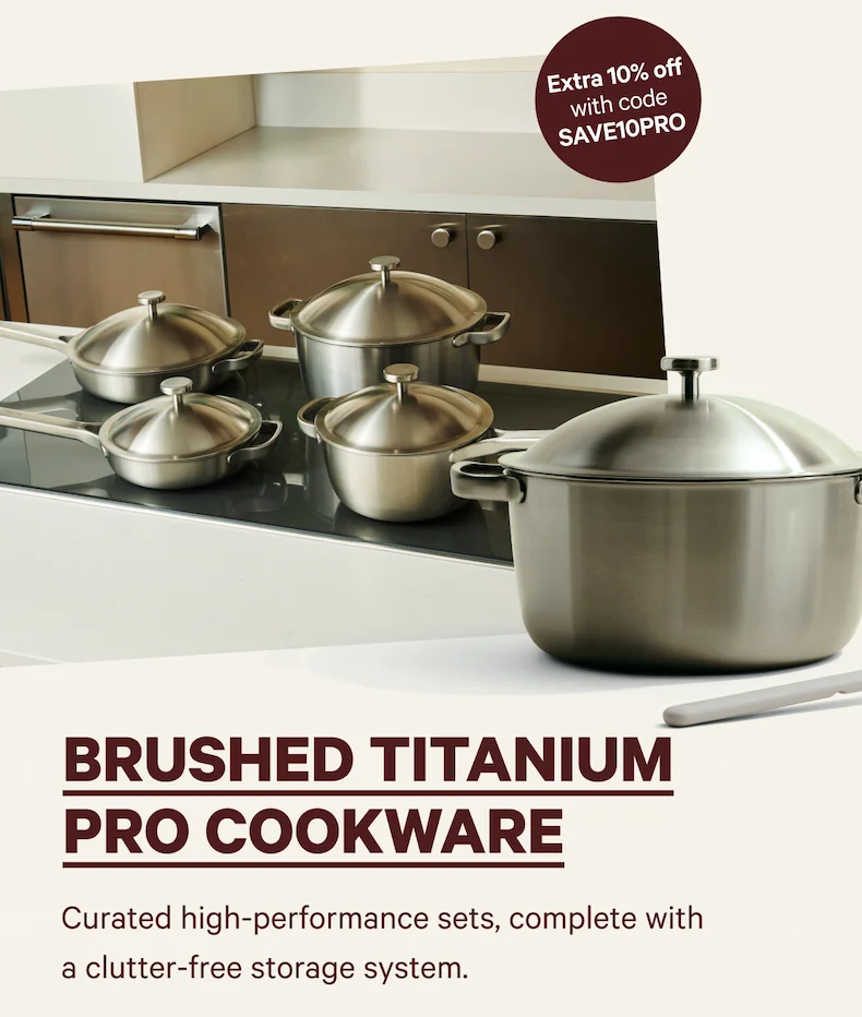 Brushed Titanium Pro Cookware Set