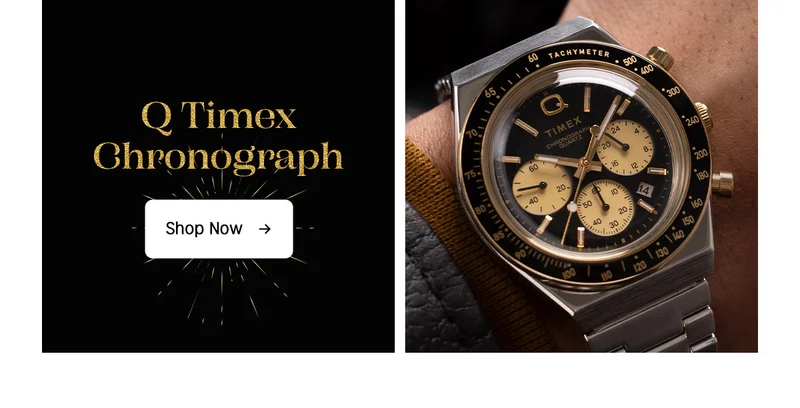 Q Timex Chronograph | Shop Now
