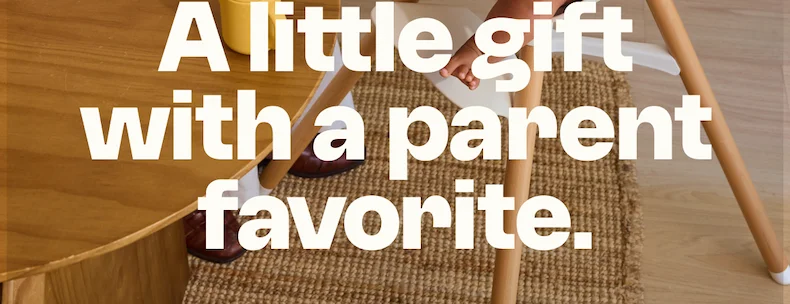 A little gift with a parent favorite.