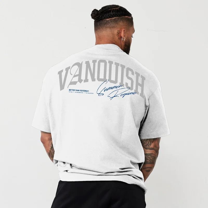 Image of Vanquish Revolve Summer Regime White Oversized T Shirt