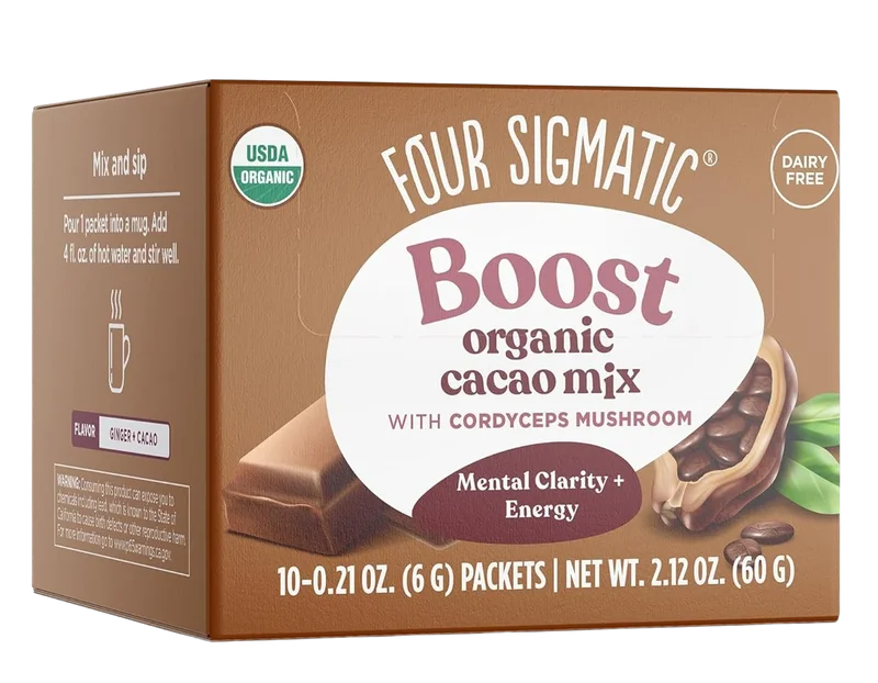 Image of Four Sigmatic Organic Mushroom Cacao Mix (10 CT)