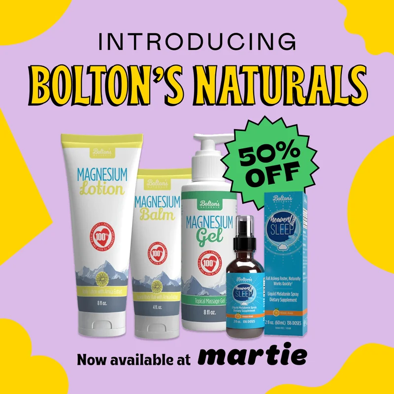 Bolton's Naturals, now available!