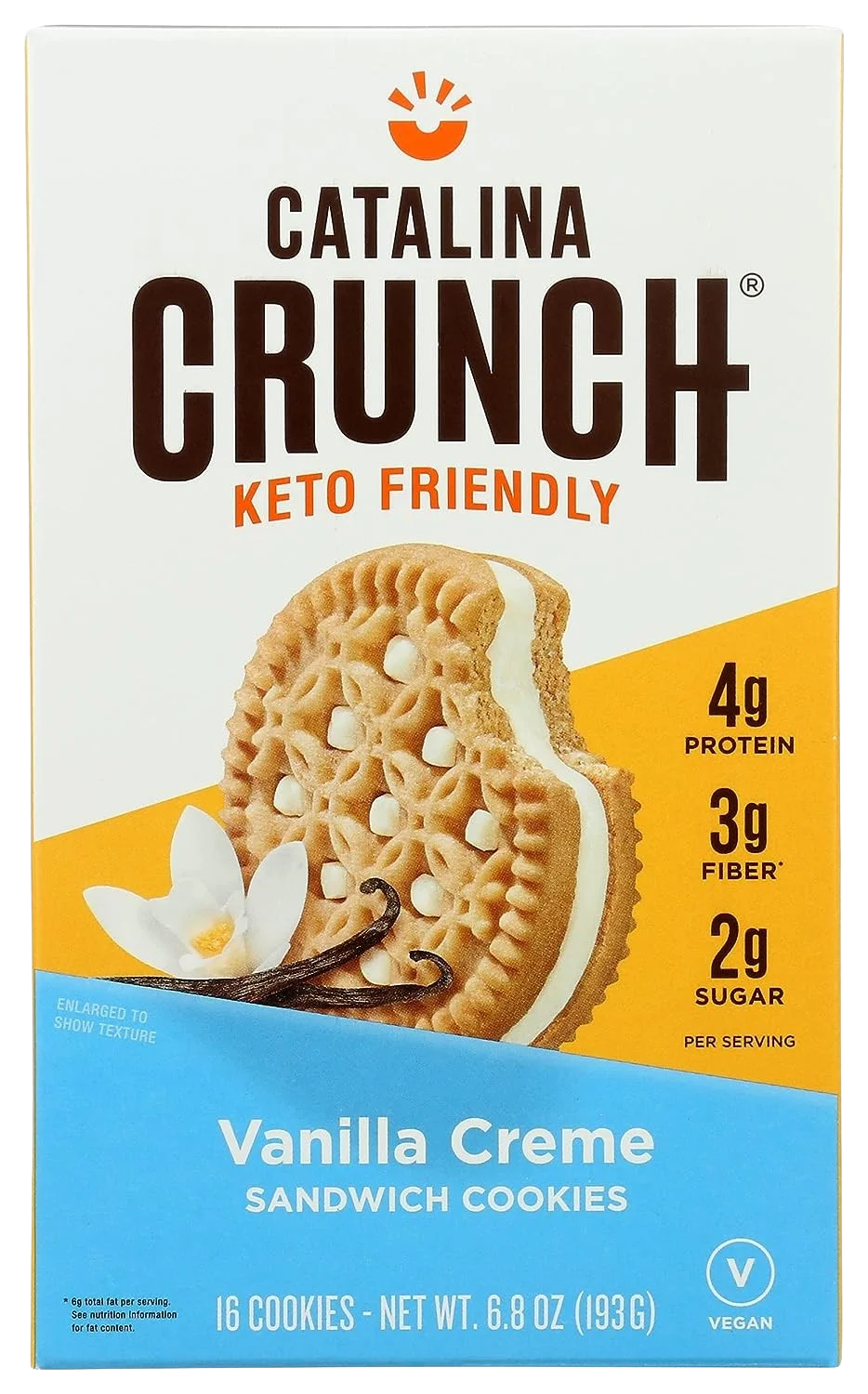 Image of Catalina Crunch Vanilla Crème Sandwich Cookies (16 CT)