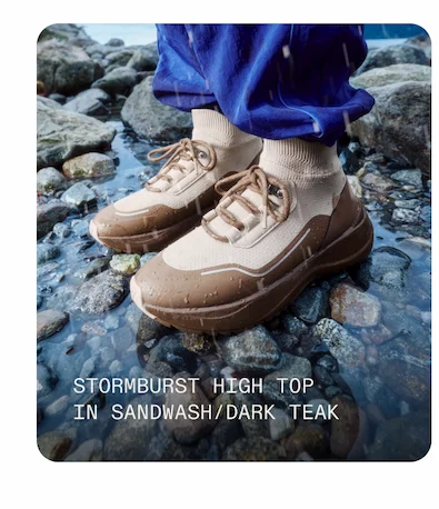 Stormburst Hight Top Sandwash/Dark teak