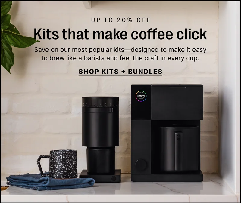 Up to 20% off - save on our most popular kits - designed to make it easy to brew like a barista and feel the craft in every cup.