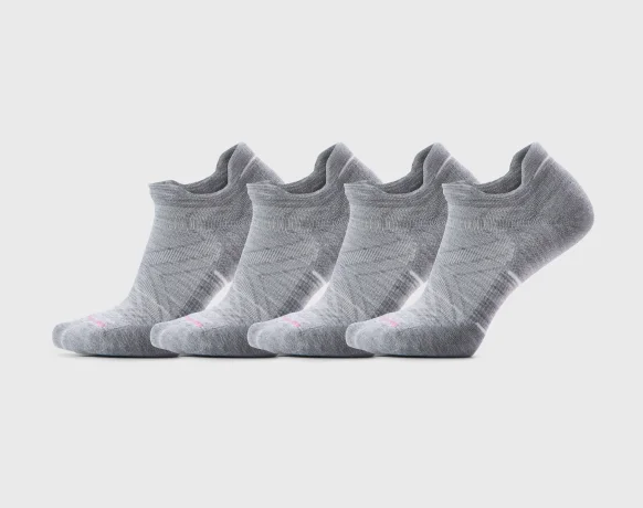 Women's Run Low Ankle Socks 4-Pack