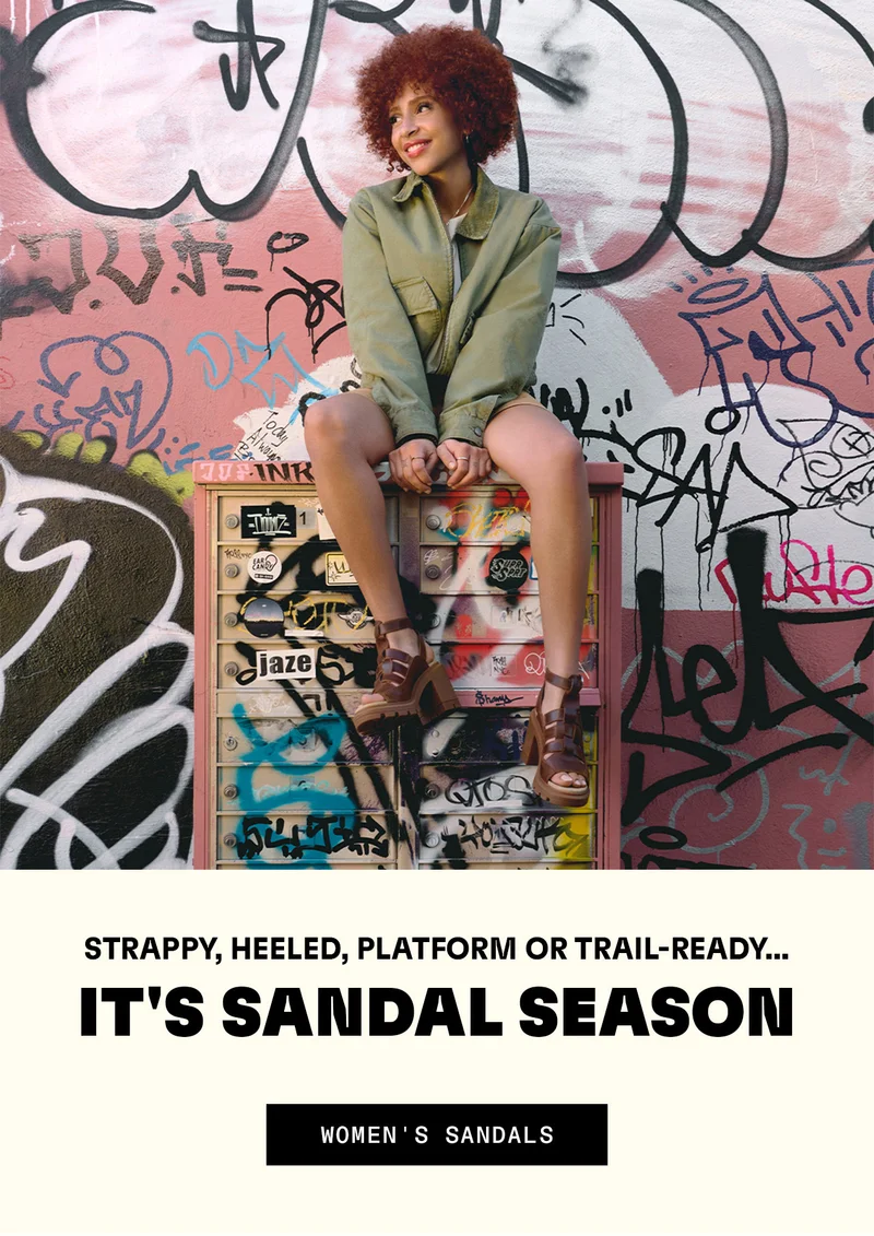 Strappy, heeled, platform or trail-ready... It's sandal season. Women's Sandals