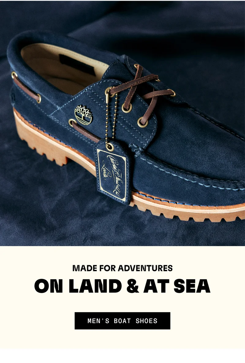 Made for adventures. On land & at sea. Men's Boat Shoes