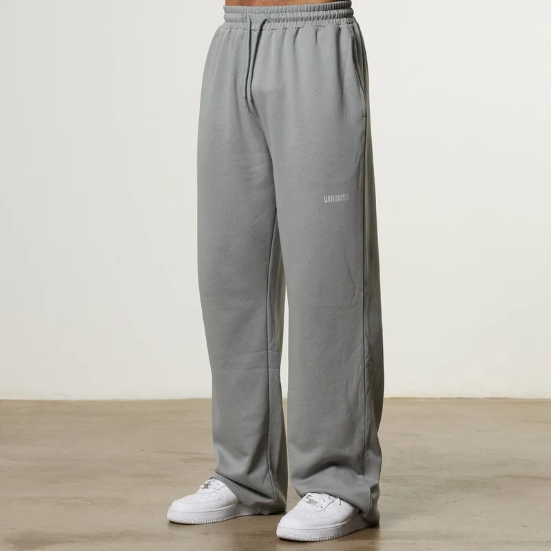 Image of Vanquish Essential V2 Steel Grey Straight Leg Sweatpants