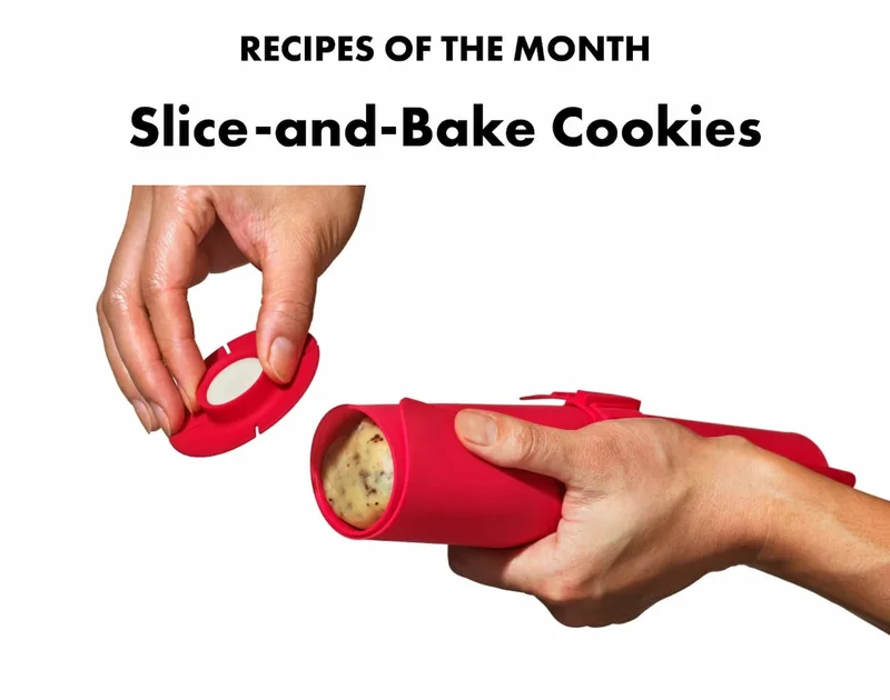 Recipes of the month. Slice-and-bake cookies.