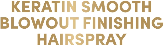 Keratin Smooth Blowout Finishing Hairspray