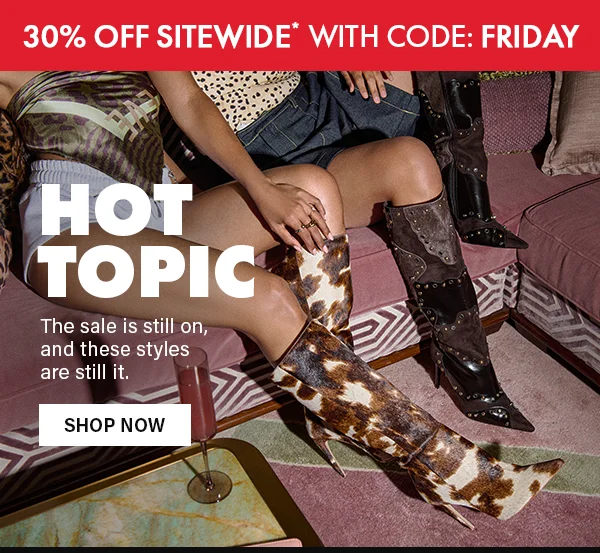 Black Friday 30% OFF Sitewide Sale Extended
