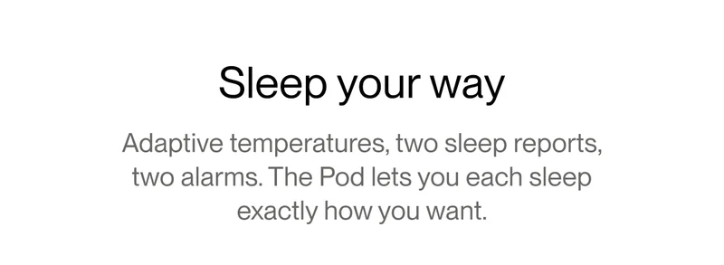 Sleep your way