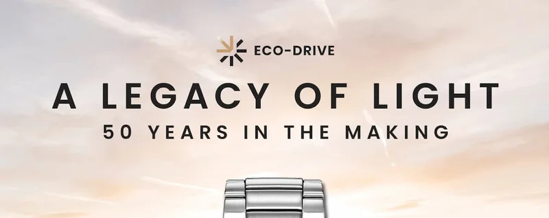 Eco-Drive: A Legacy of Light: 50 Years in the Making