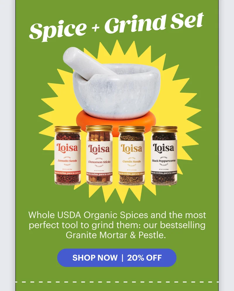 Spice + Grind Set SHOP NOW
