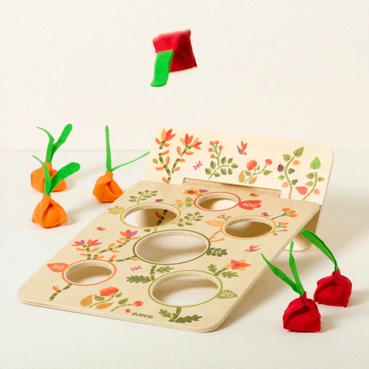 Garden Party Kids Indoor Outdoor Veggie Toss Game