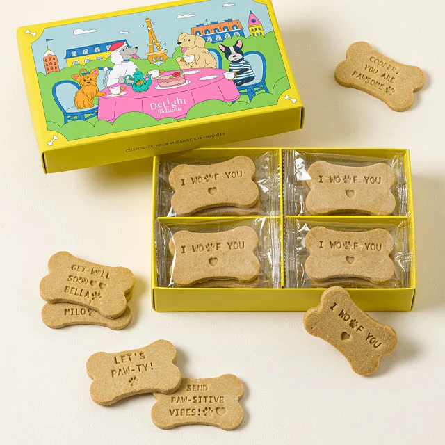 Custom Stamped Dog Biscuit – Set of 12