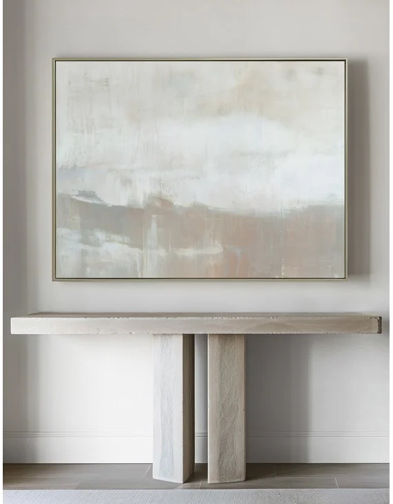 Higher Ground Wall Art by Carol Benson-Cobb - Champagne Gold / 41.5" x 31.5"