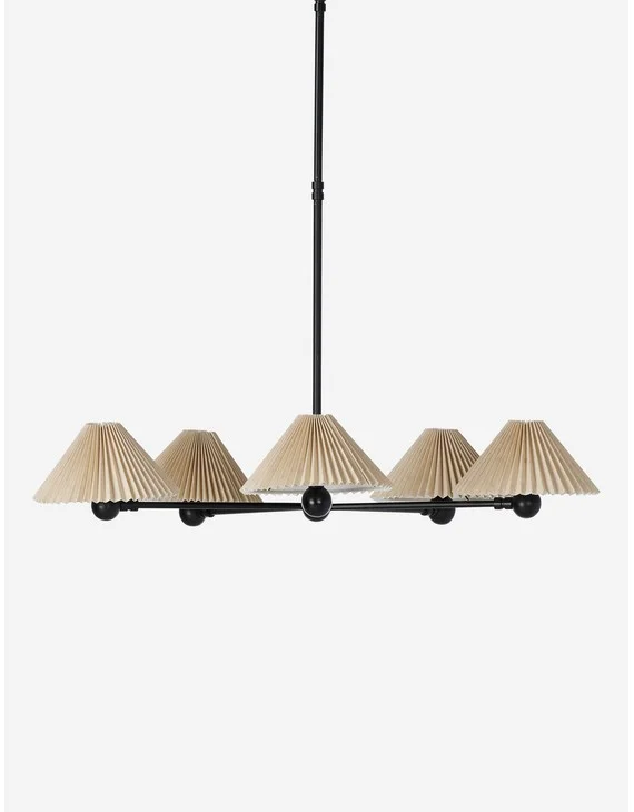 Newell Chandelier-Black / 41"Dia