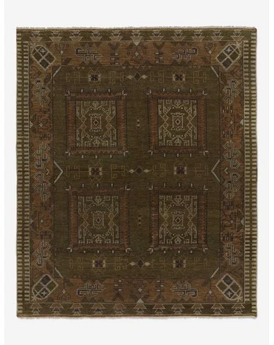 Tahj Hand-Knotted Wool Rug-8' x 10'