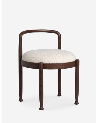 Bassey Accent Chair - Taupe Boucle