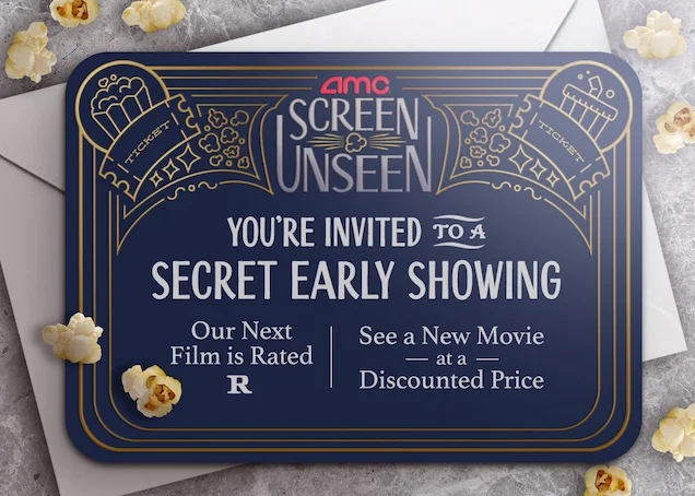 AMC SCREEN UNSEEN | YOU'RE INVITED TO A SECRET EARLY SHOWING