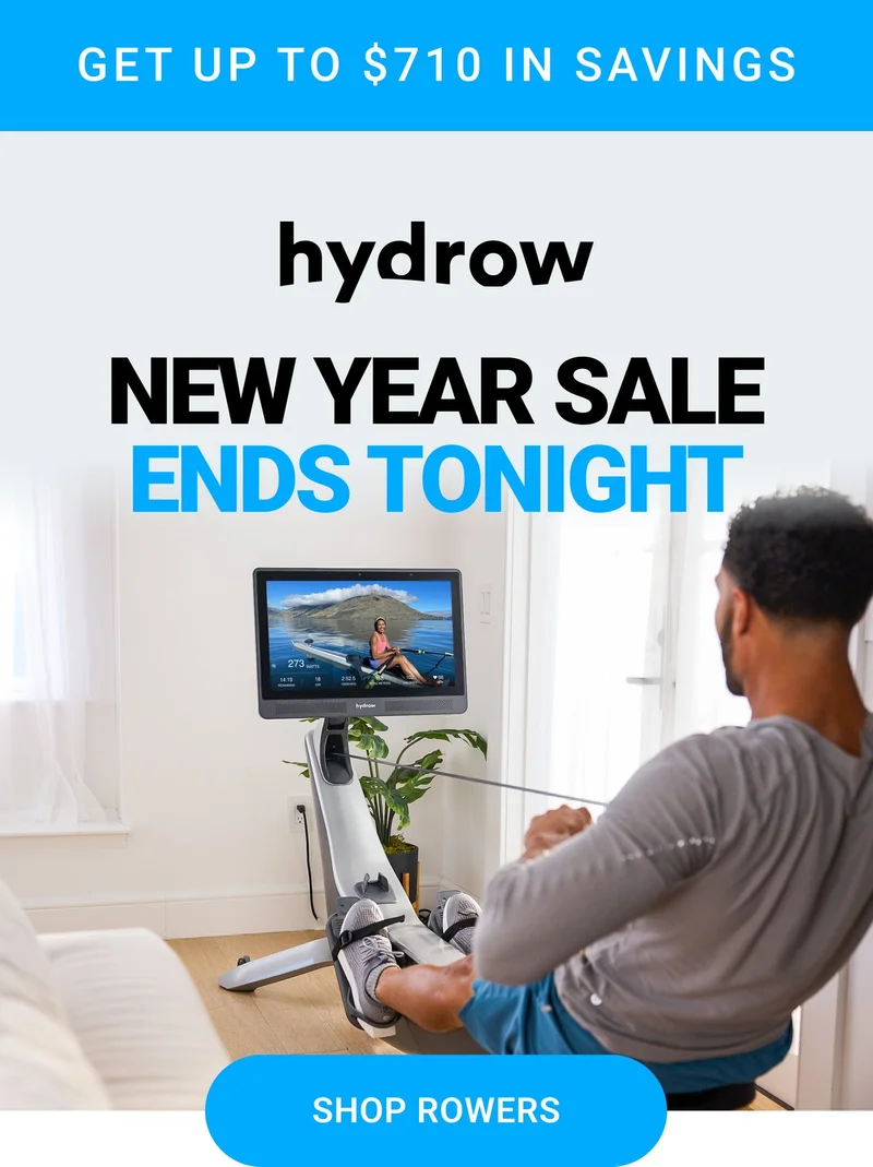 Get up to $710 in savings. New Year Sale Ends Tonight. Shop Rowers.