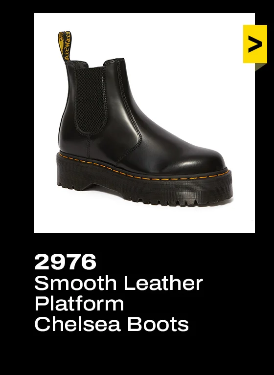 2976 Smooth Leather Platform Chelsea Boots
