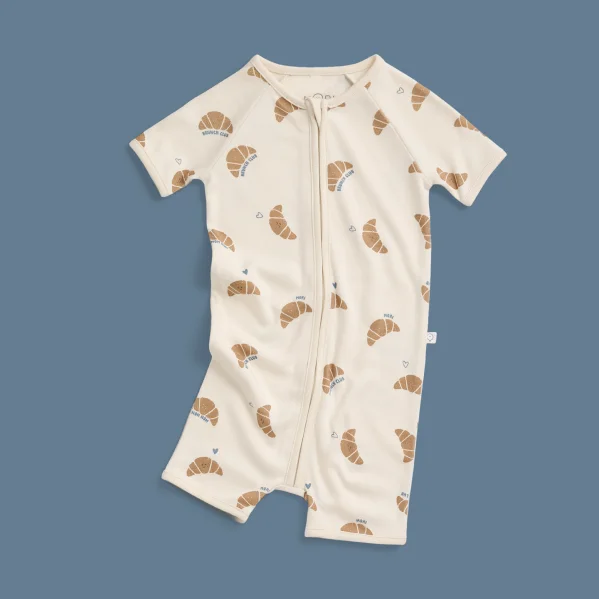 Petit Croissant Summer Baby Pajamas