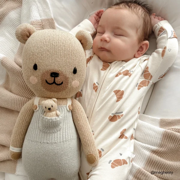 Petit Croissant Clever Zip Baby Pajamas