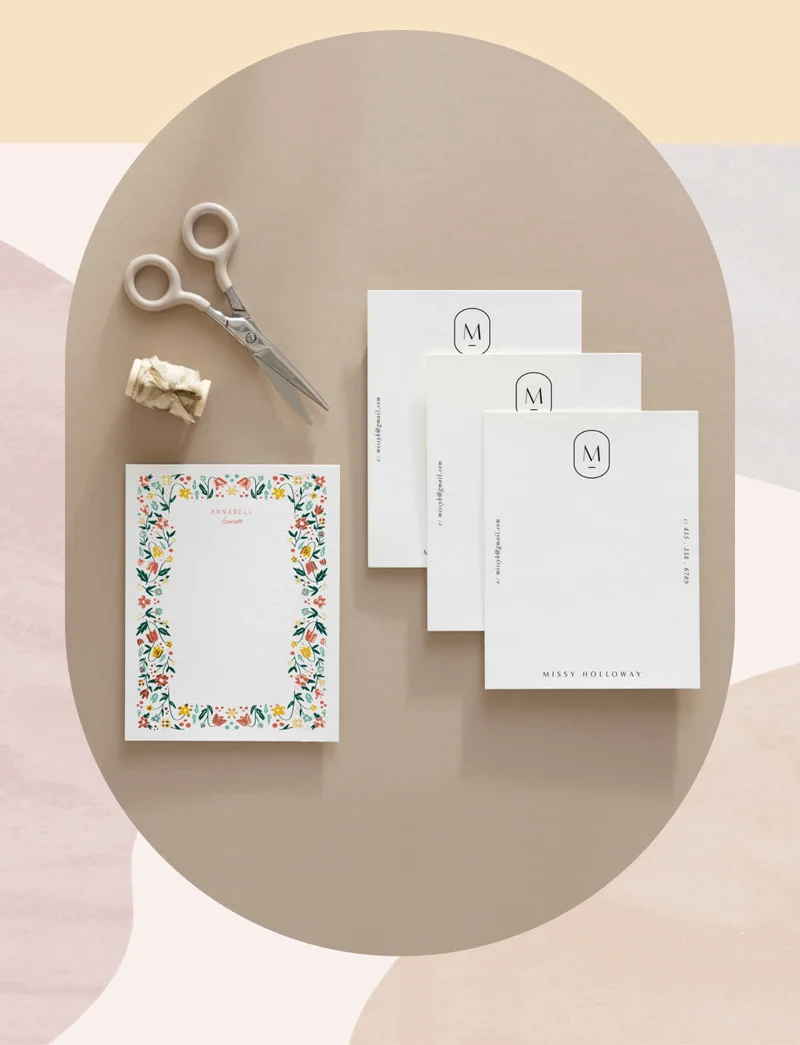 Garden Party, Modern Monogram