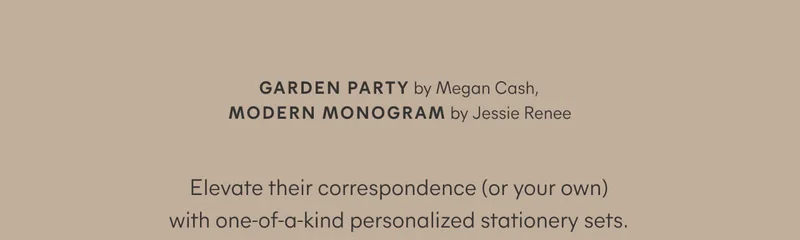 One-Of-A-Kind Personalized Stationery Sets