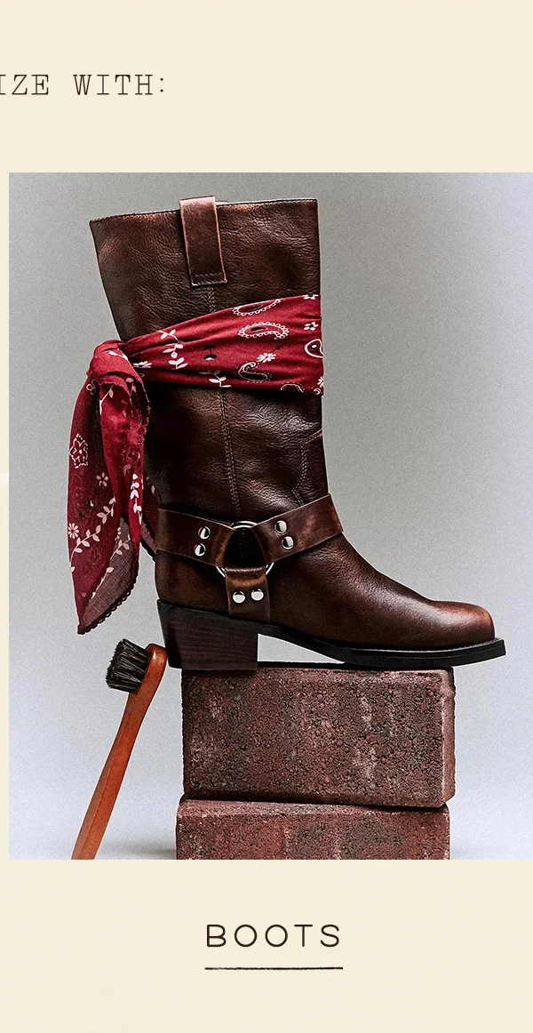 Accessorize with boots