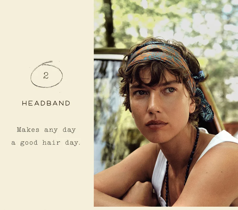 Headband. Makes any day a good hair day.