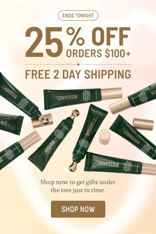 25% Off Over $100+