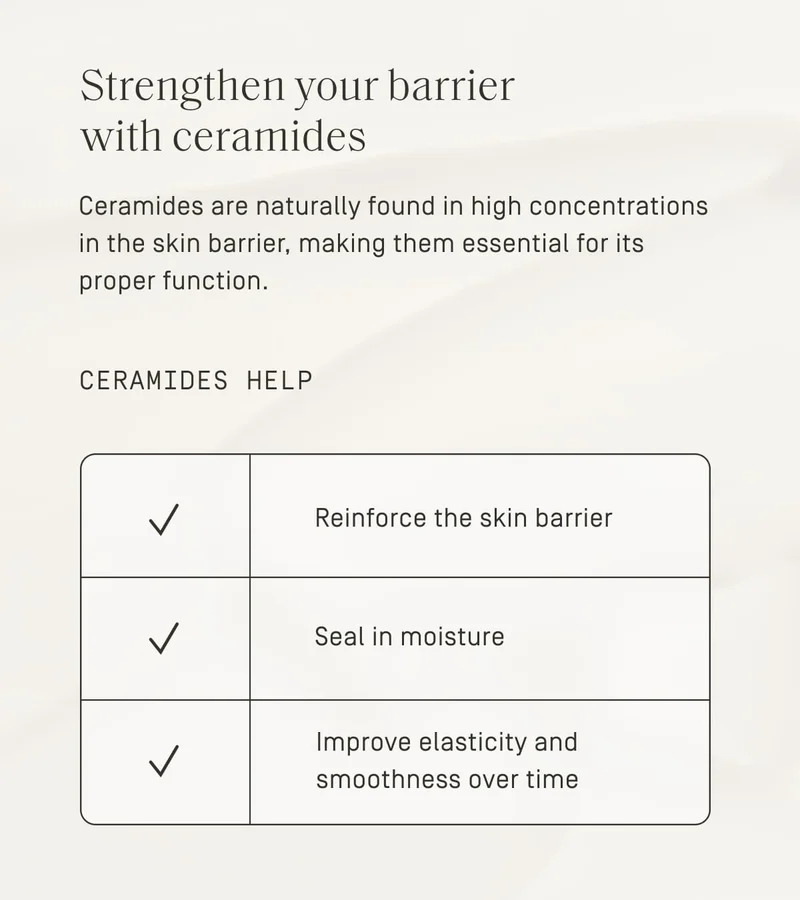 Strengthen your barrier with ceramides
