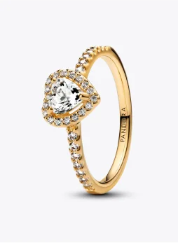 Elevated Heart Ring