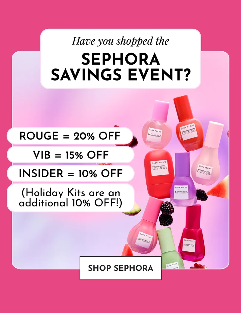 Sephora Savings Event