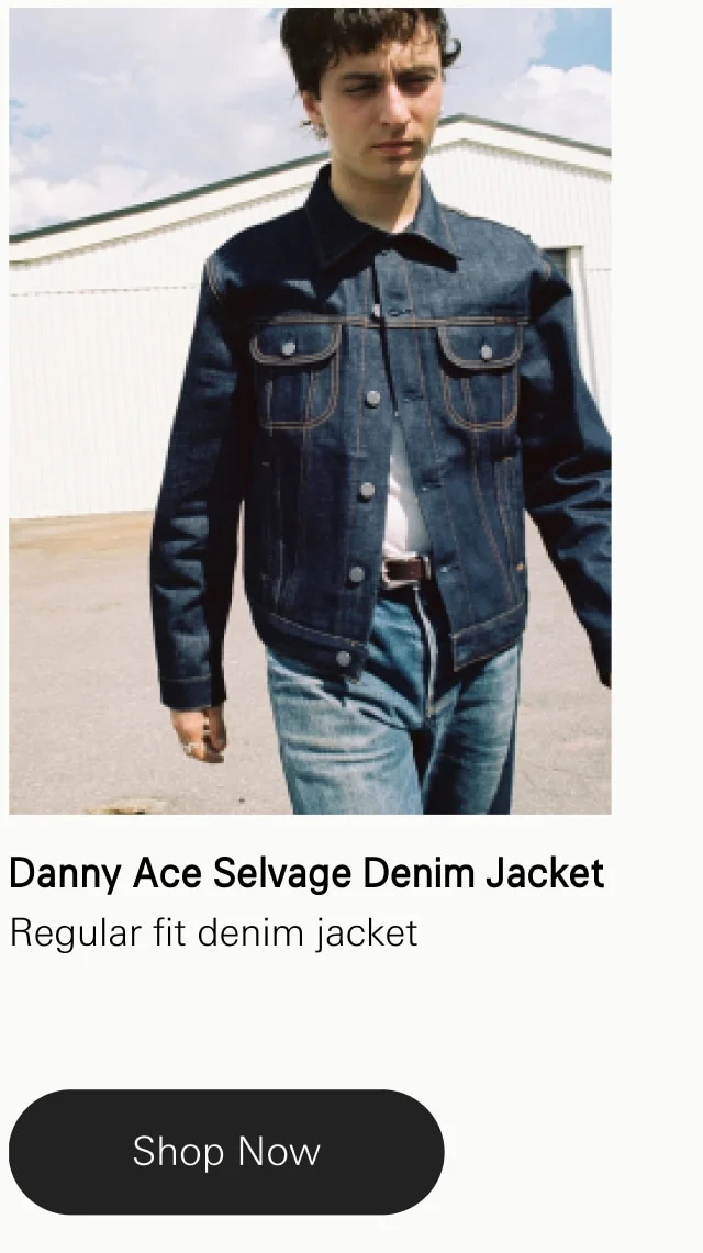 Danny Ace Selvage Denim Jacket Dry Blue